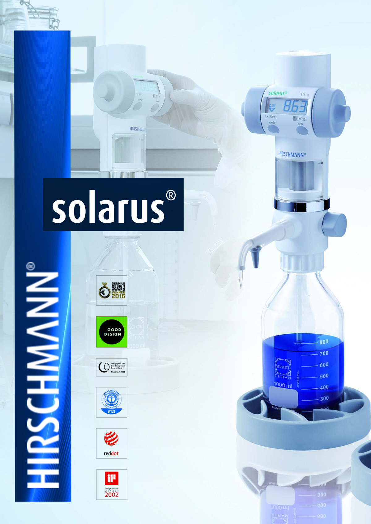 HIRSHMANN solarus® Dijital Büret 