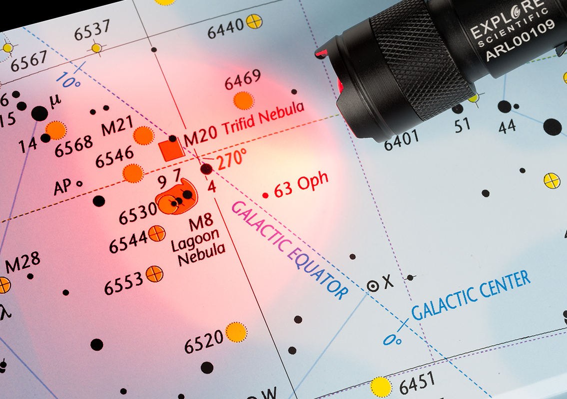 Explore Scientific ASTRO R-LITE Kırmızı Işıklı El Feneri - (Çok Ayarlı ve 360 Derece Sinyal Fonksiyonlu)