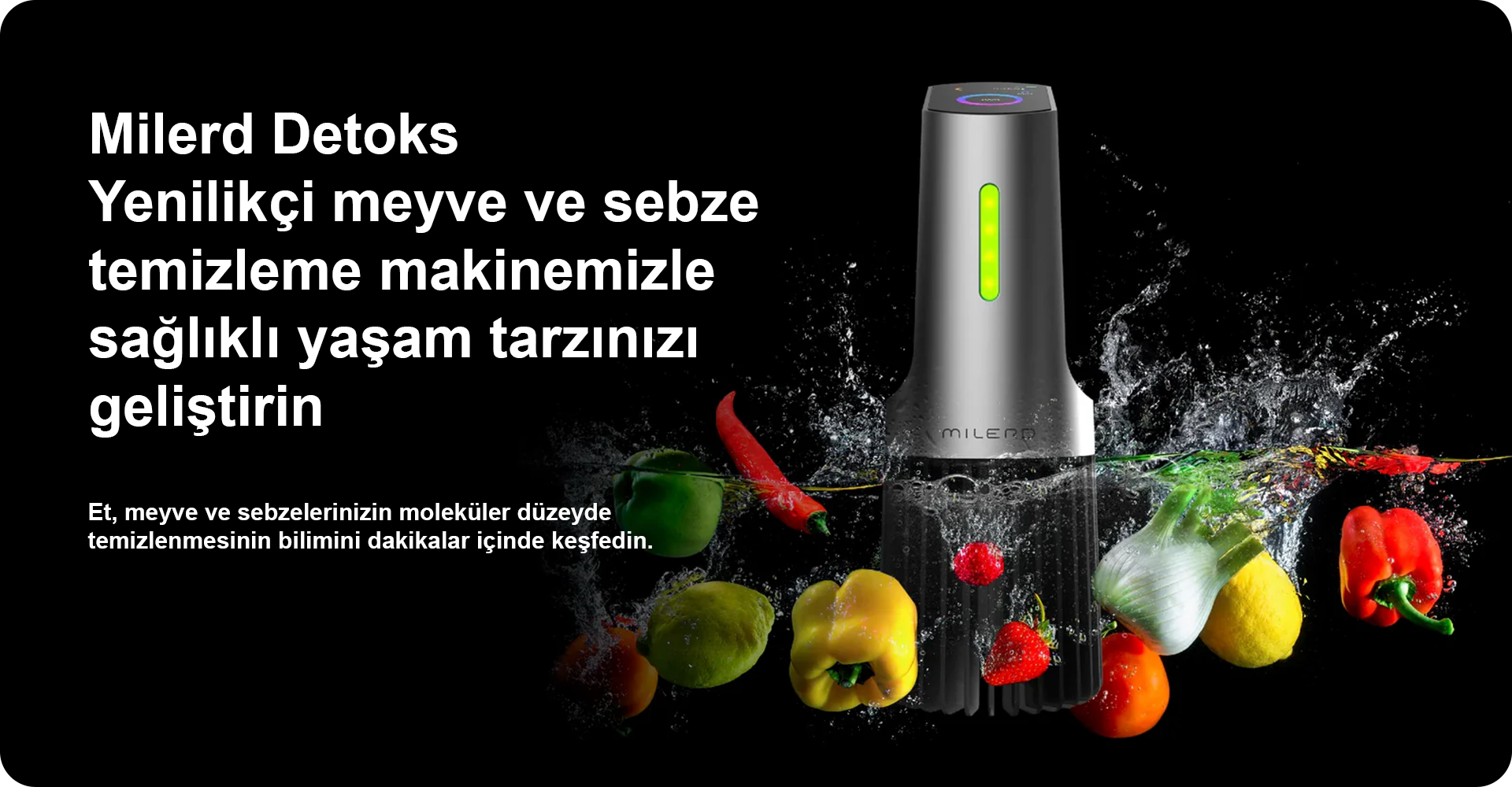 milerd detoxer gıda temizlryici